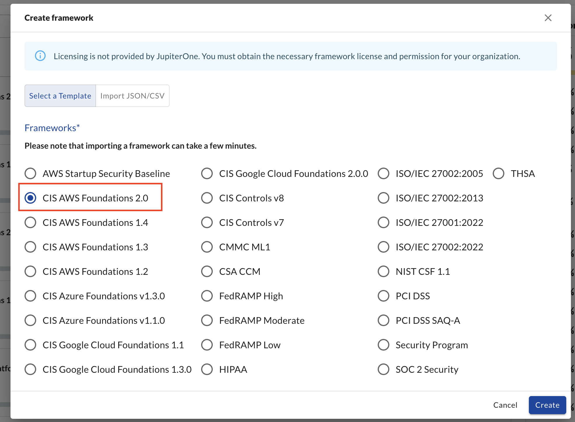 Benchmark for AWS CIS 2.0