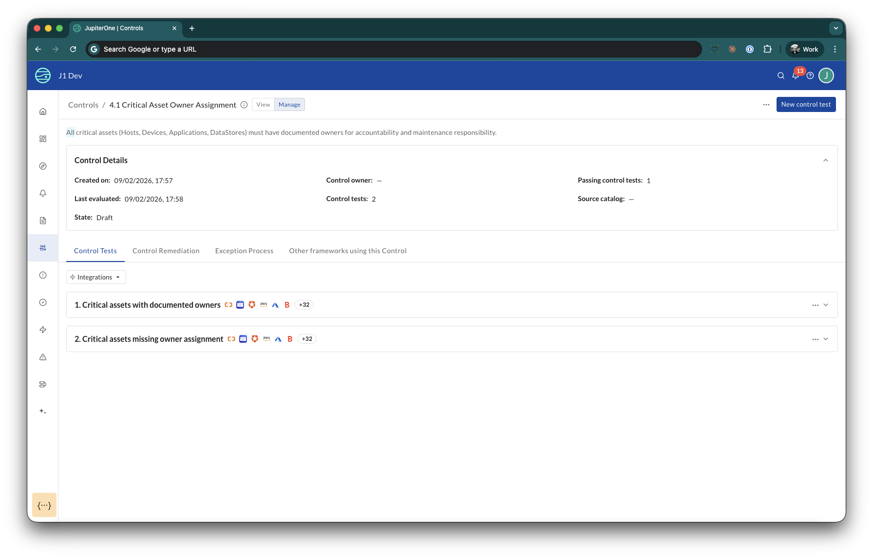 Integration awareness