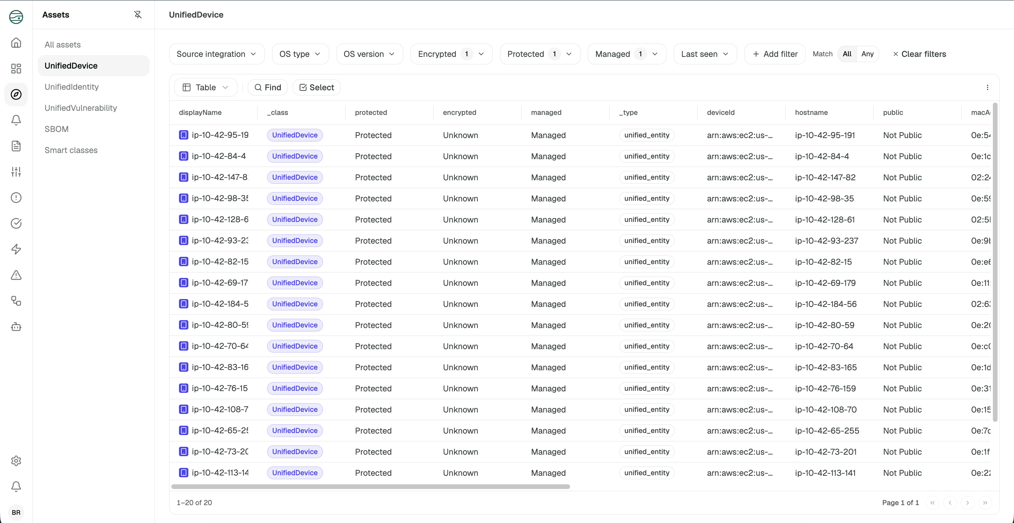 Unified Device Derived Properties